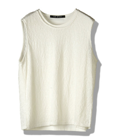 シアーレイヤードスリーブレスPO