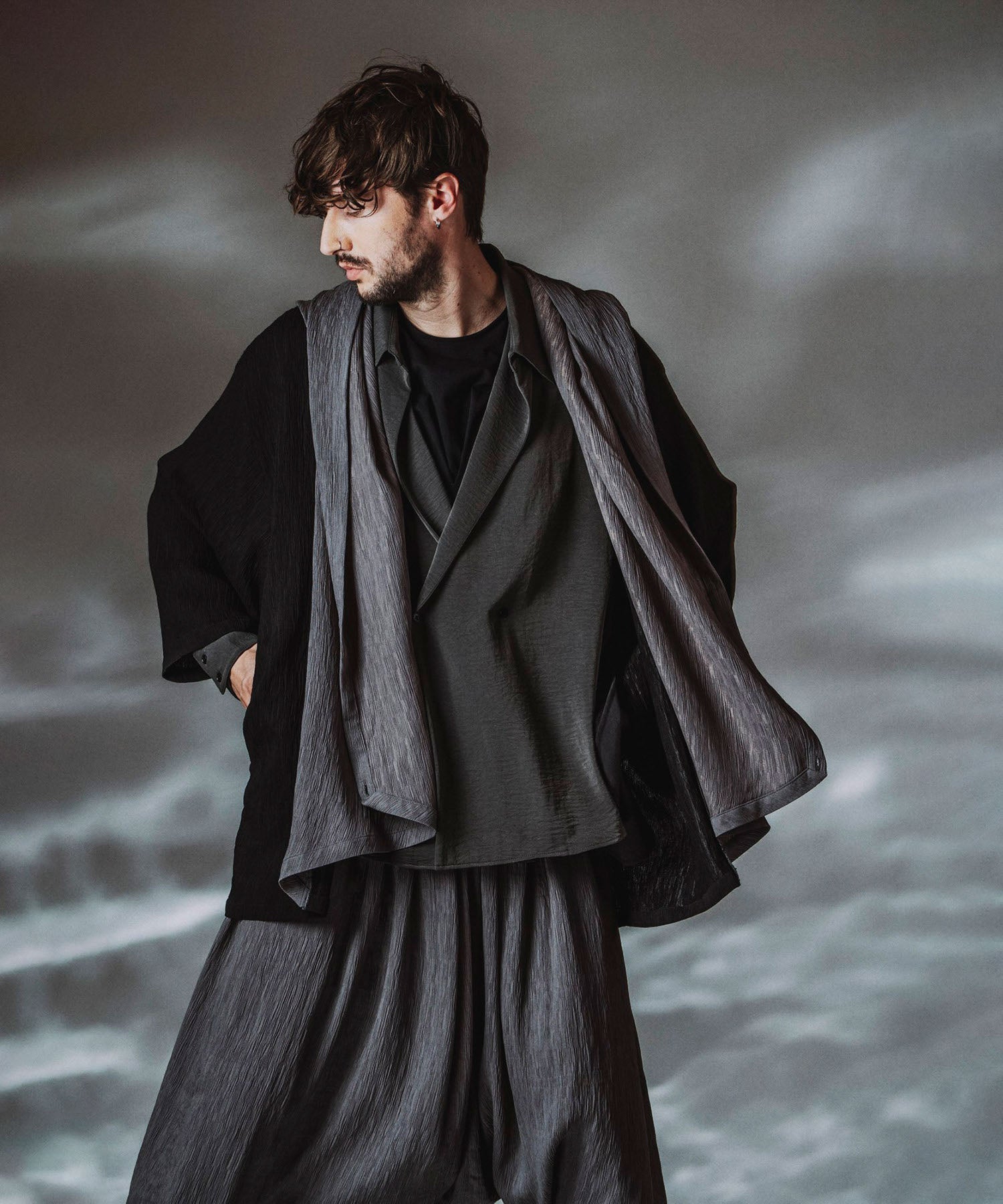 KIMONOフードガウン