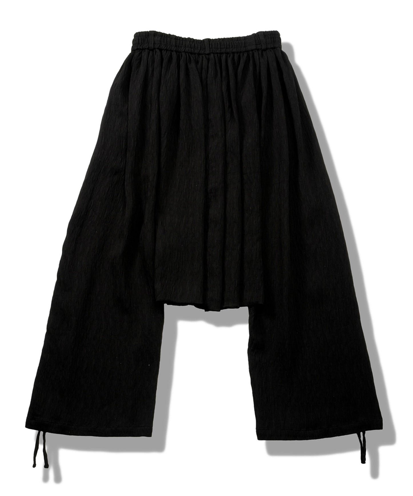 ドローストリングスサルエルトラウザーズ