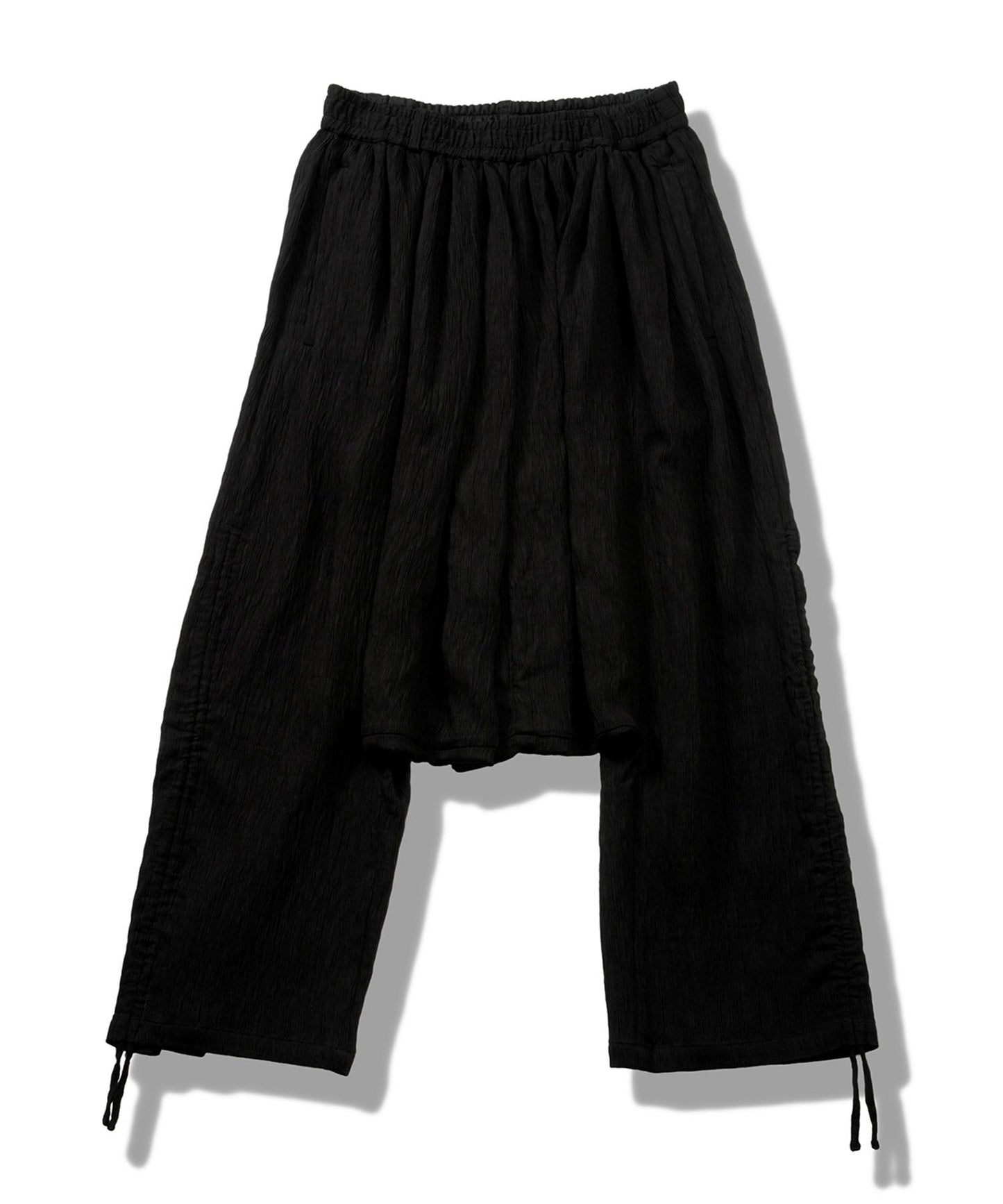 ドローストリングスサルエルトラウザーズ