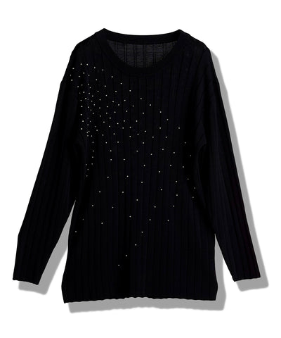 スタッズニットPO