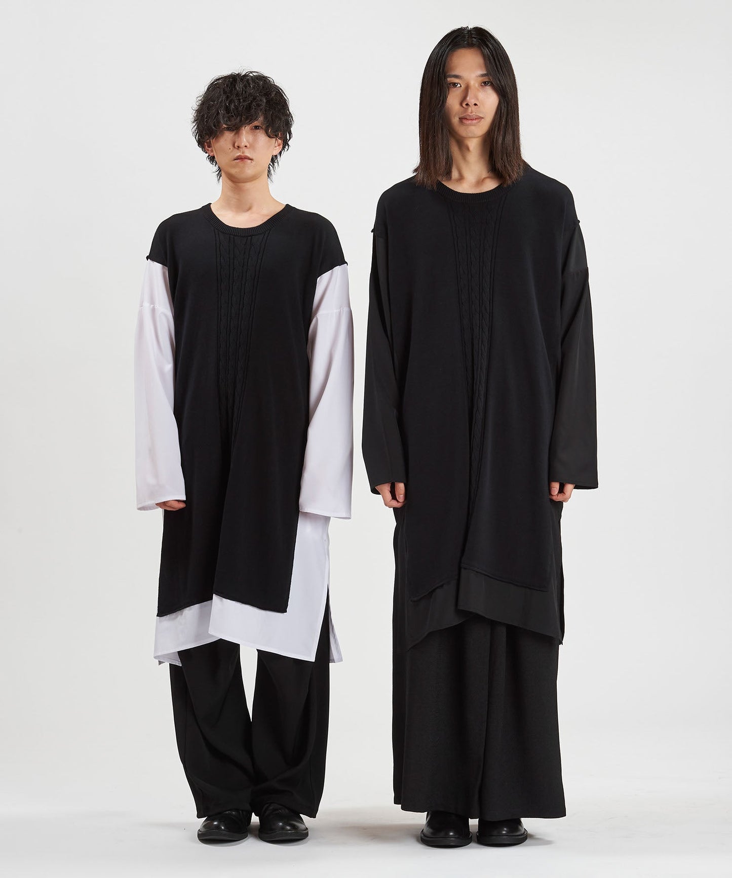 WHITE Model:H169cm / BLACK Model:H180cm