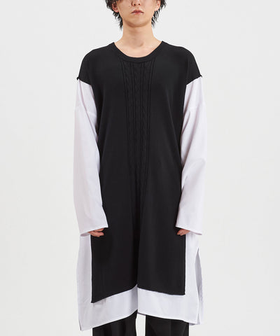 ドッキングニットロングプルオーバー