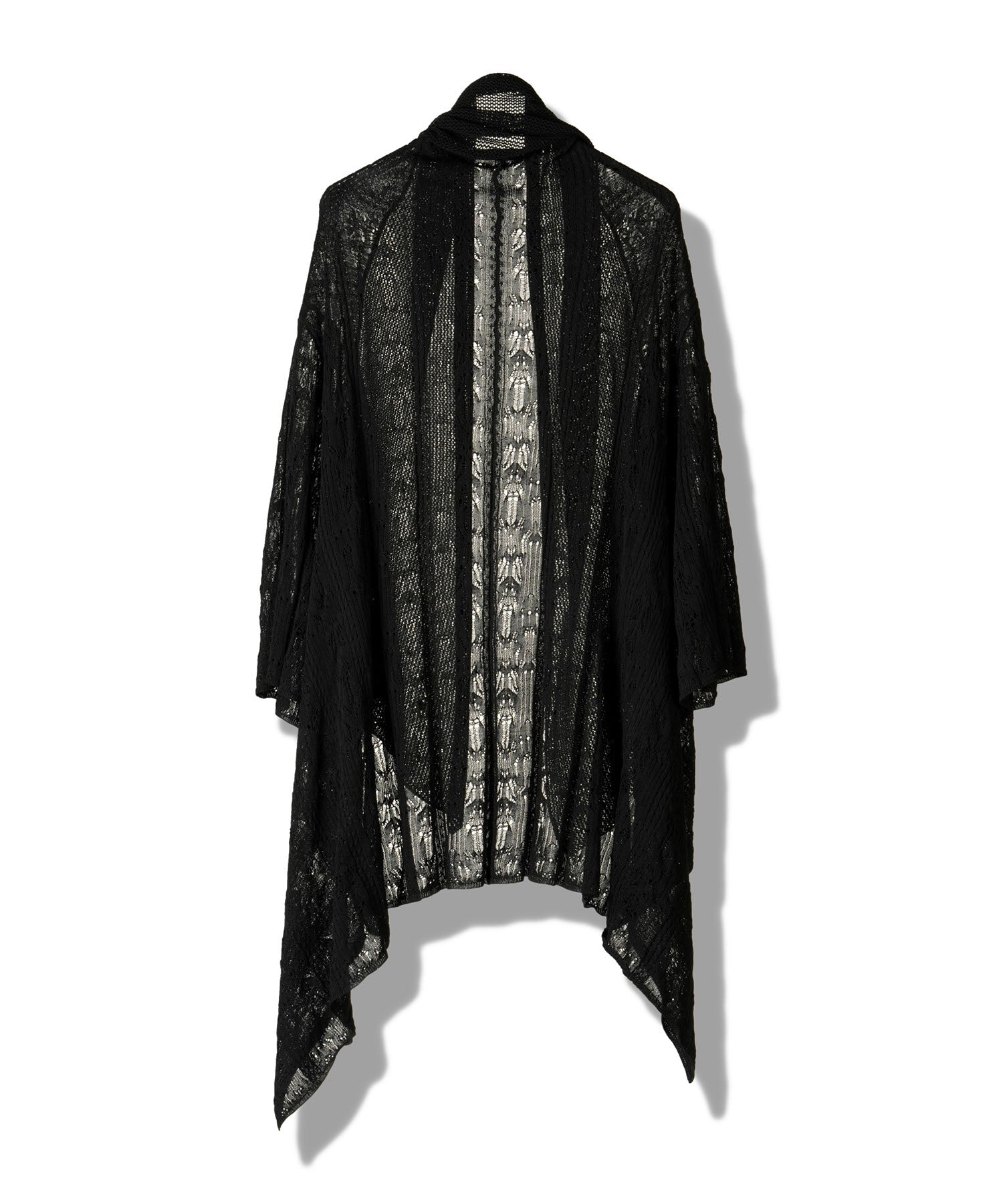 2wayオープンワークニットガウン