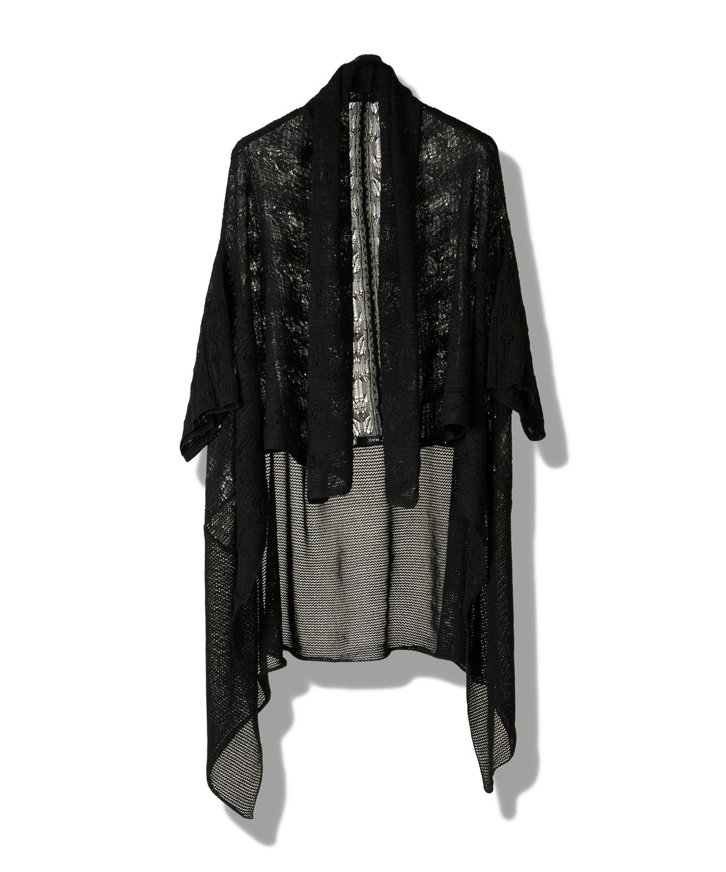 2wayオープンワークニットガウン