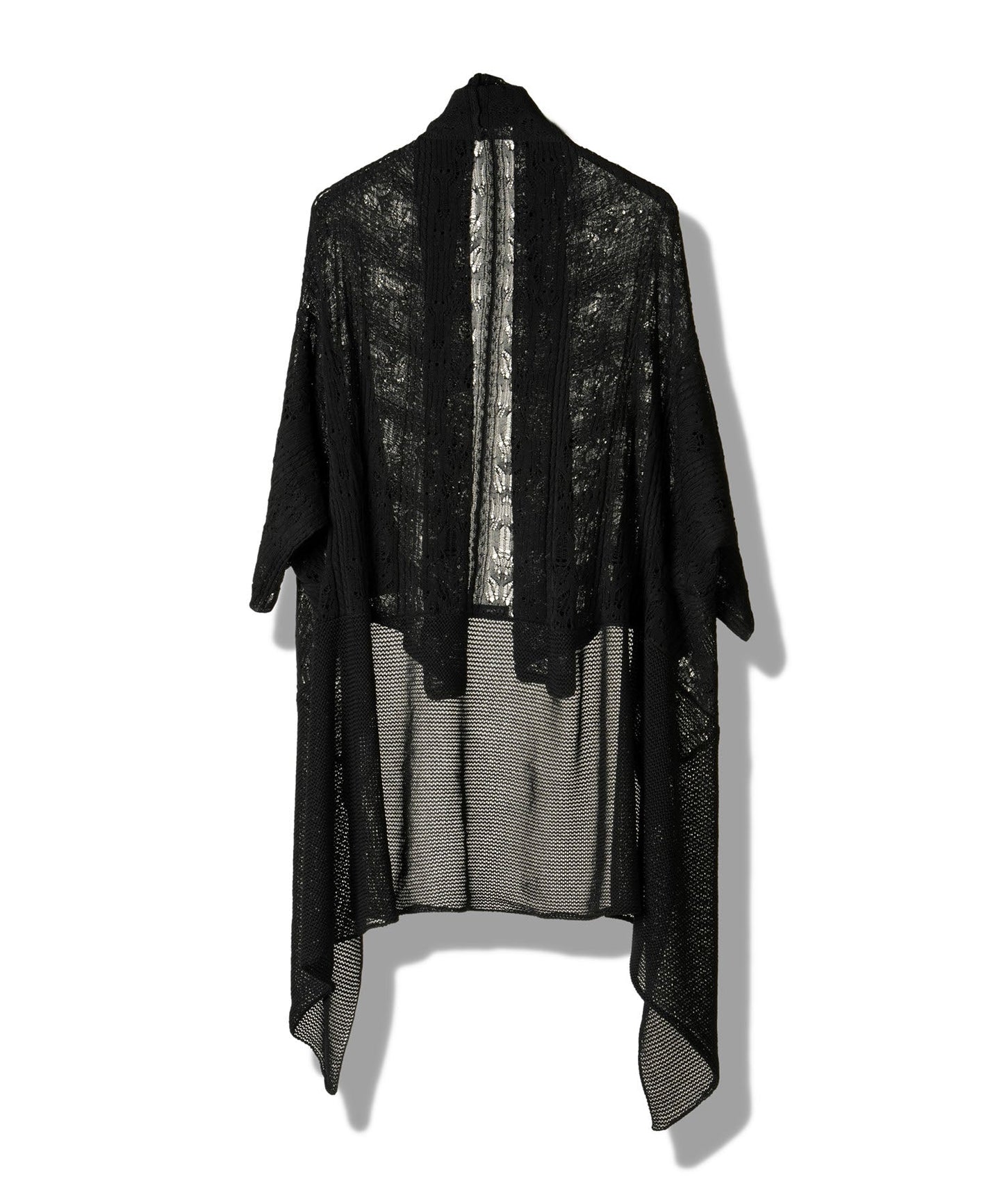 2wayオープンワークニットガウン