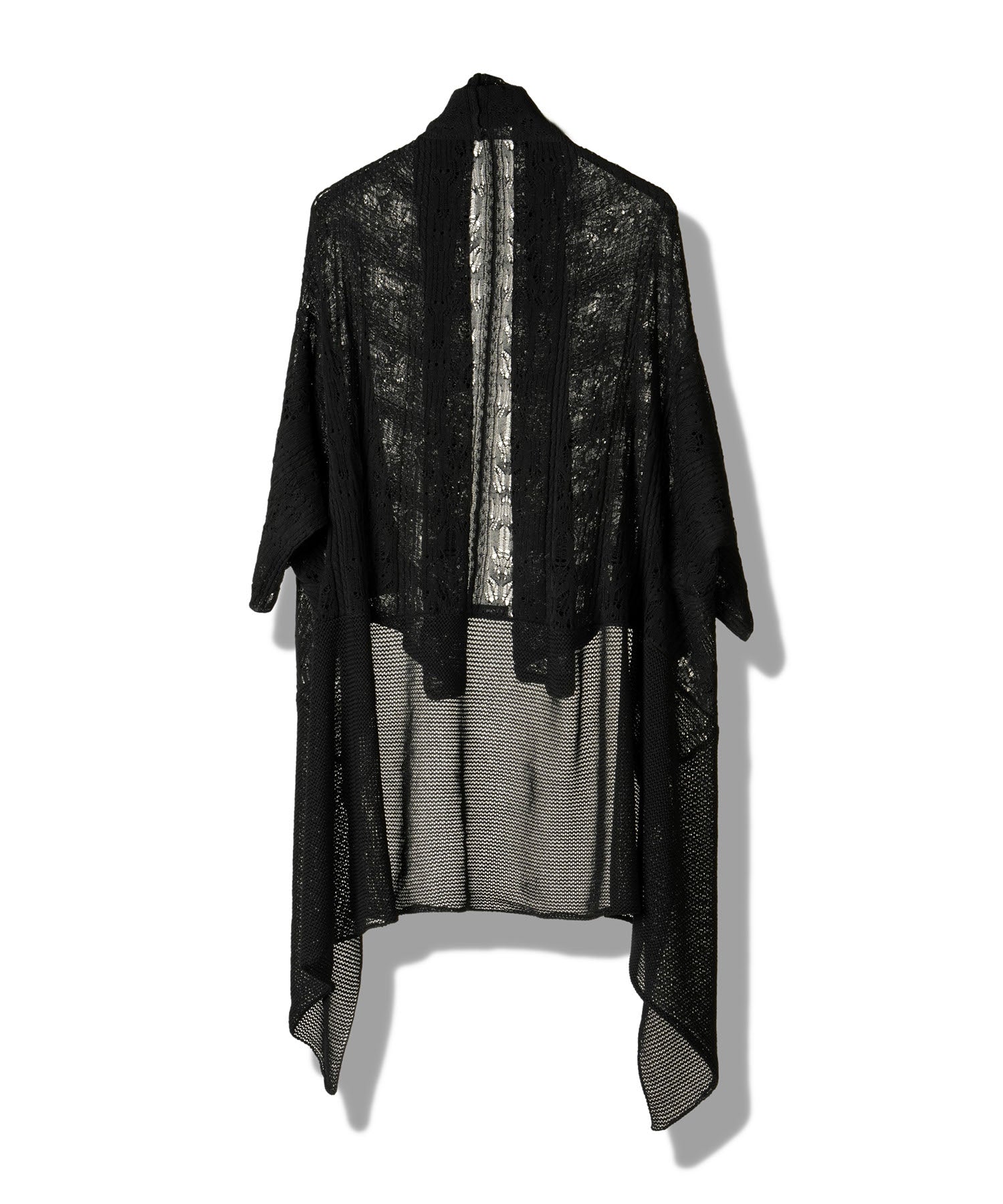 2wayオープンワークニットガウン