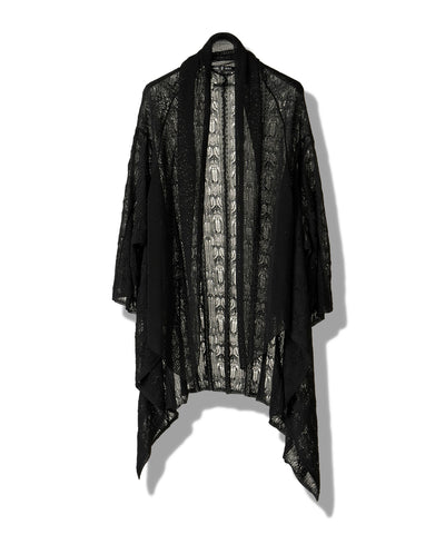 2wayオープンワークニットガウン