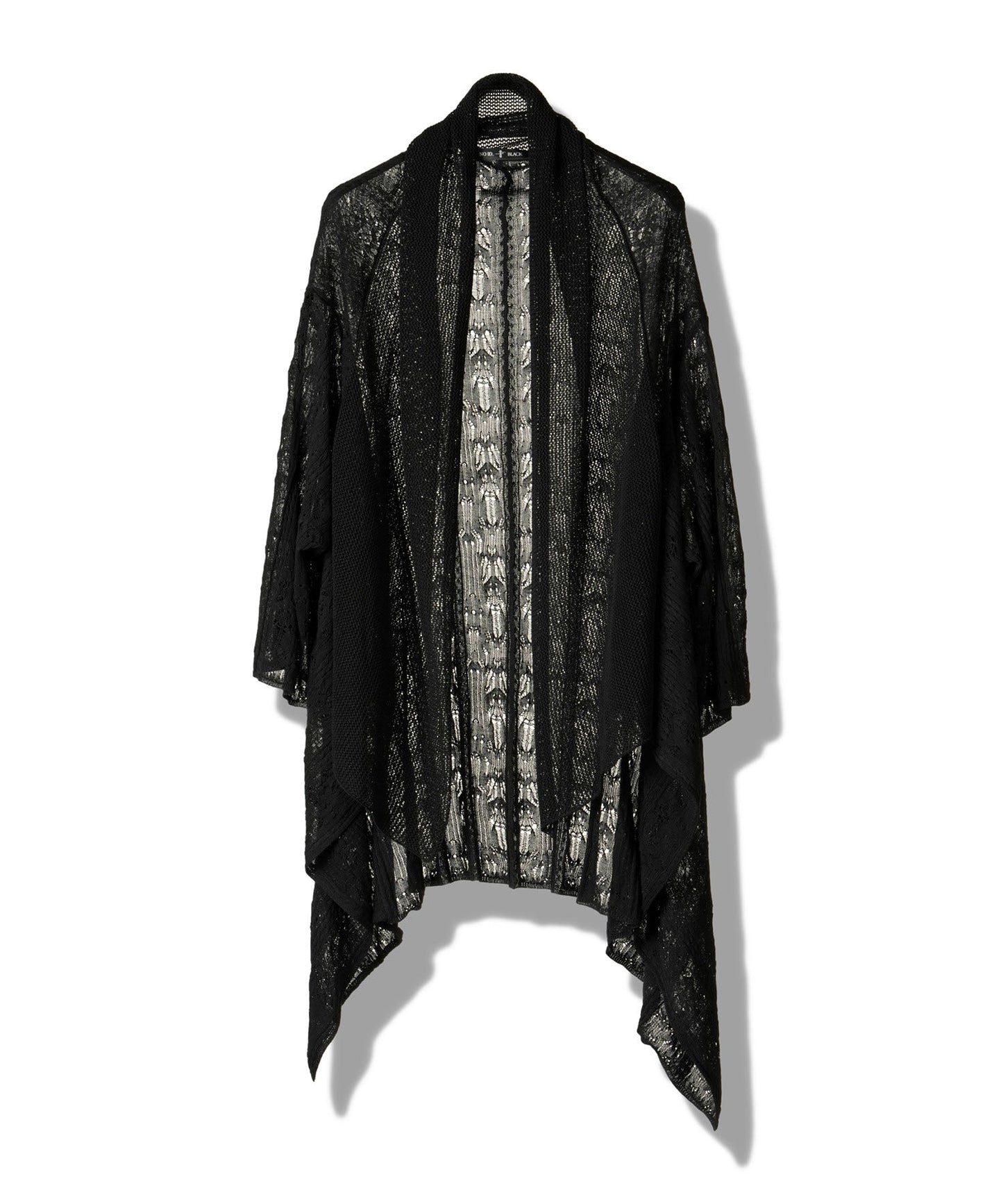 2wayオープンワークニットガウン