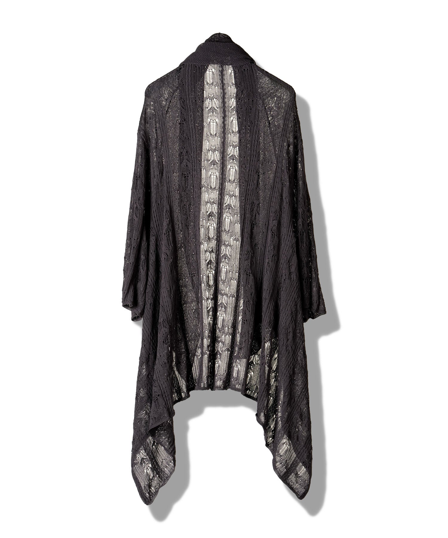 2wayオープンワークニットガウン