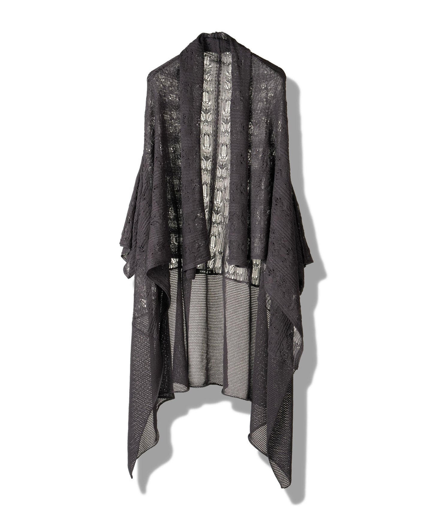 2wayオープンワークニットガウン