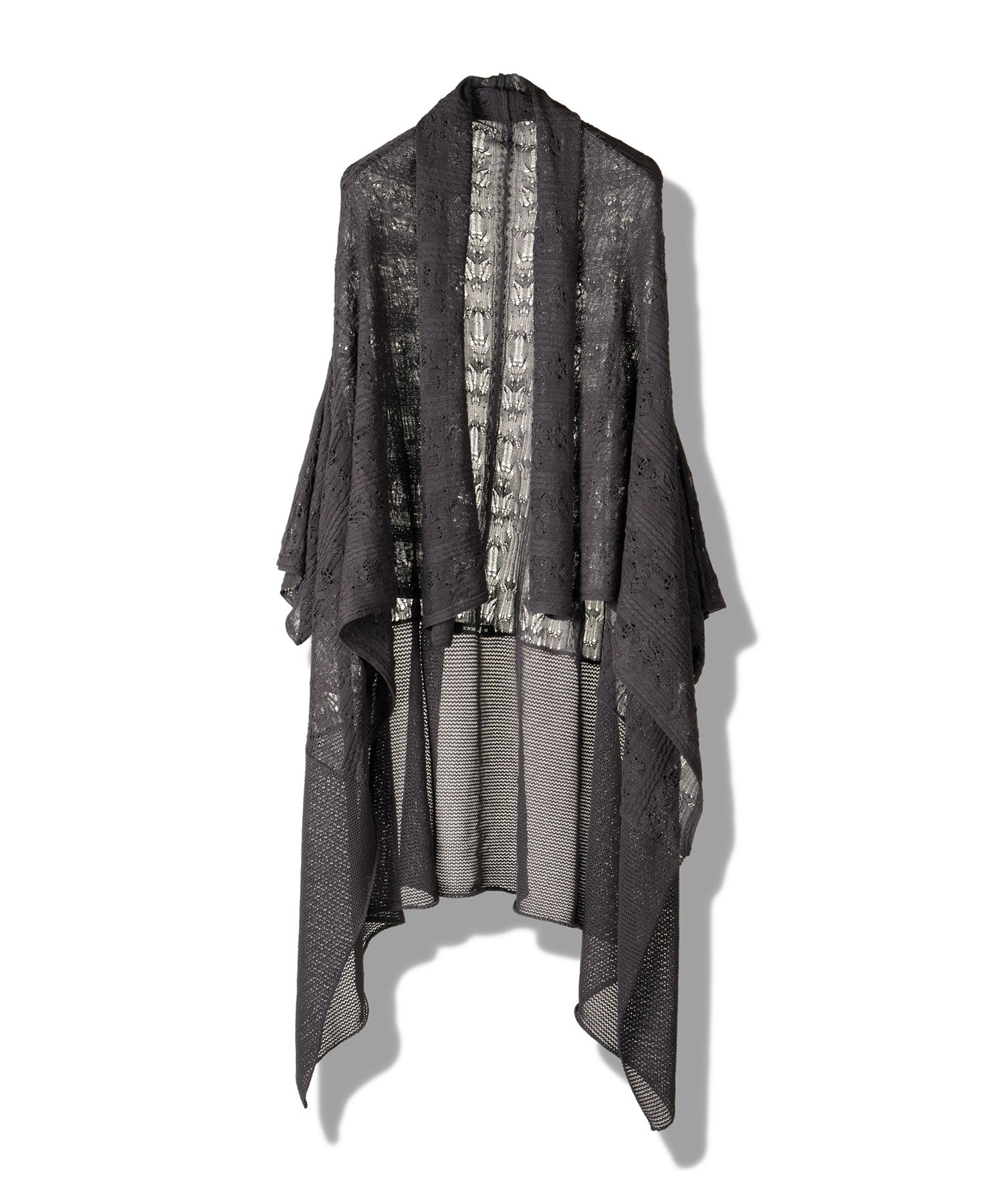 2wayオープンワークニットガウン