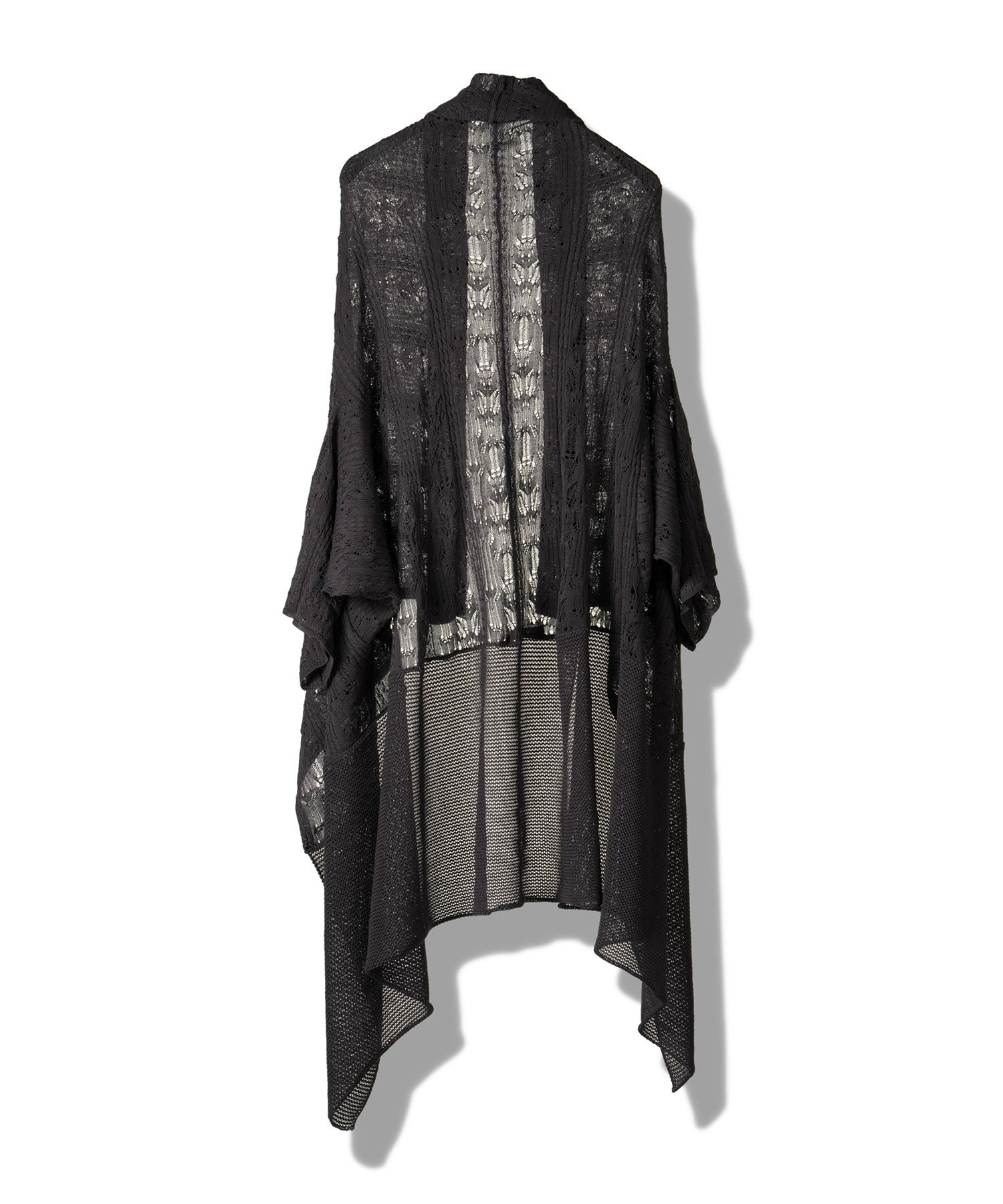 2wayオープンワークニットガウン