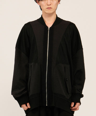 チェンジングシアーニットMA-1 BLZ