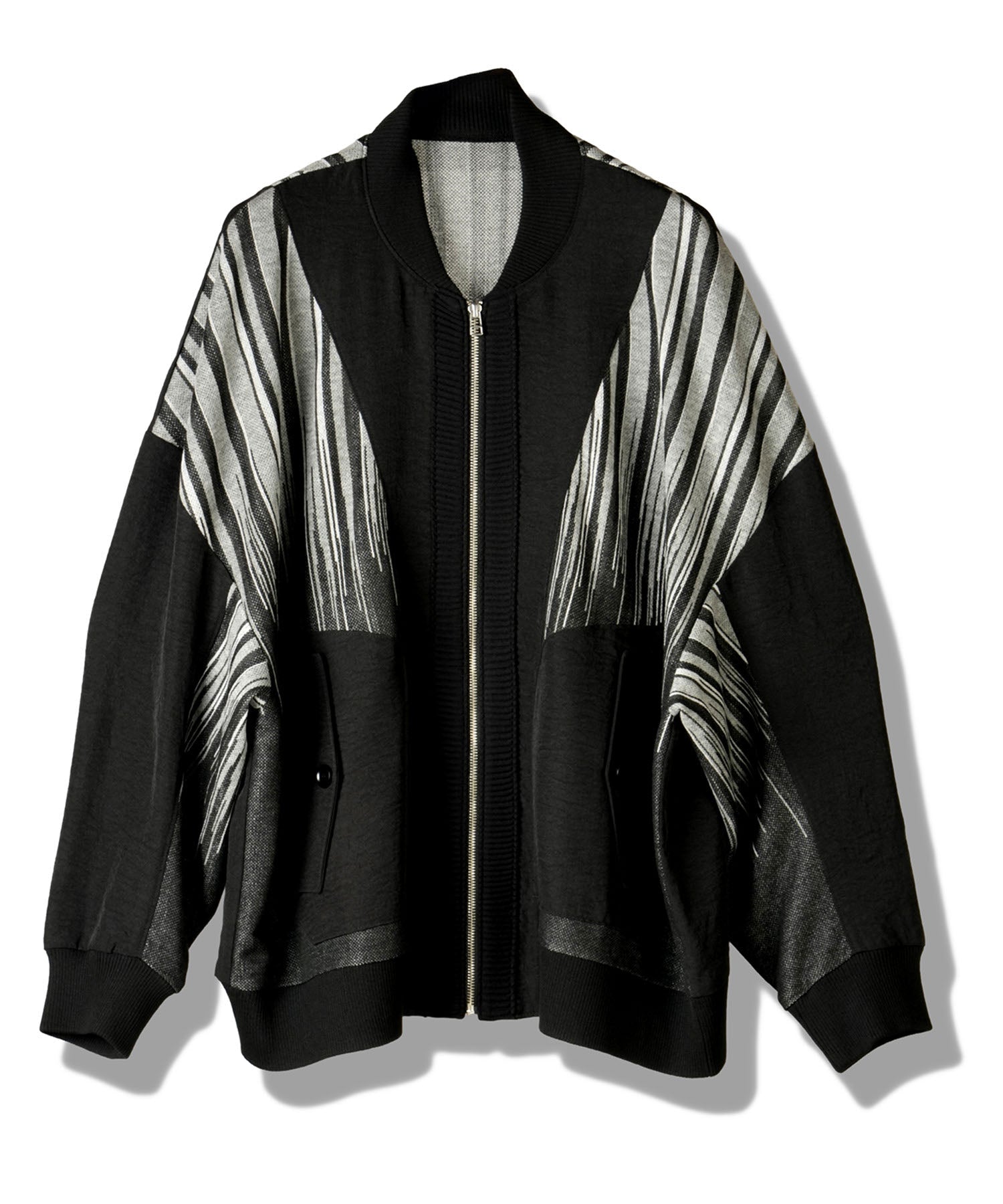 チェンジングシアーニットMA-1 BLZ