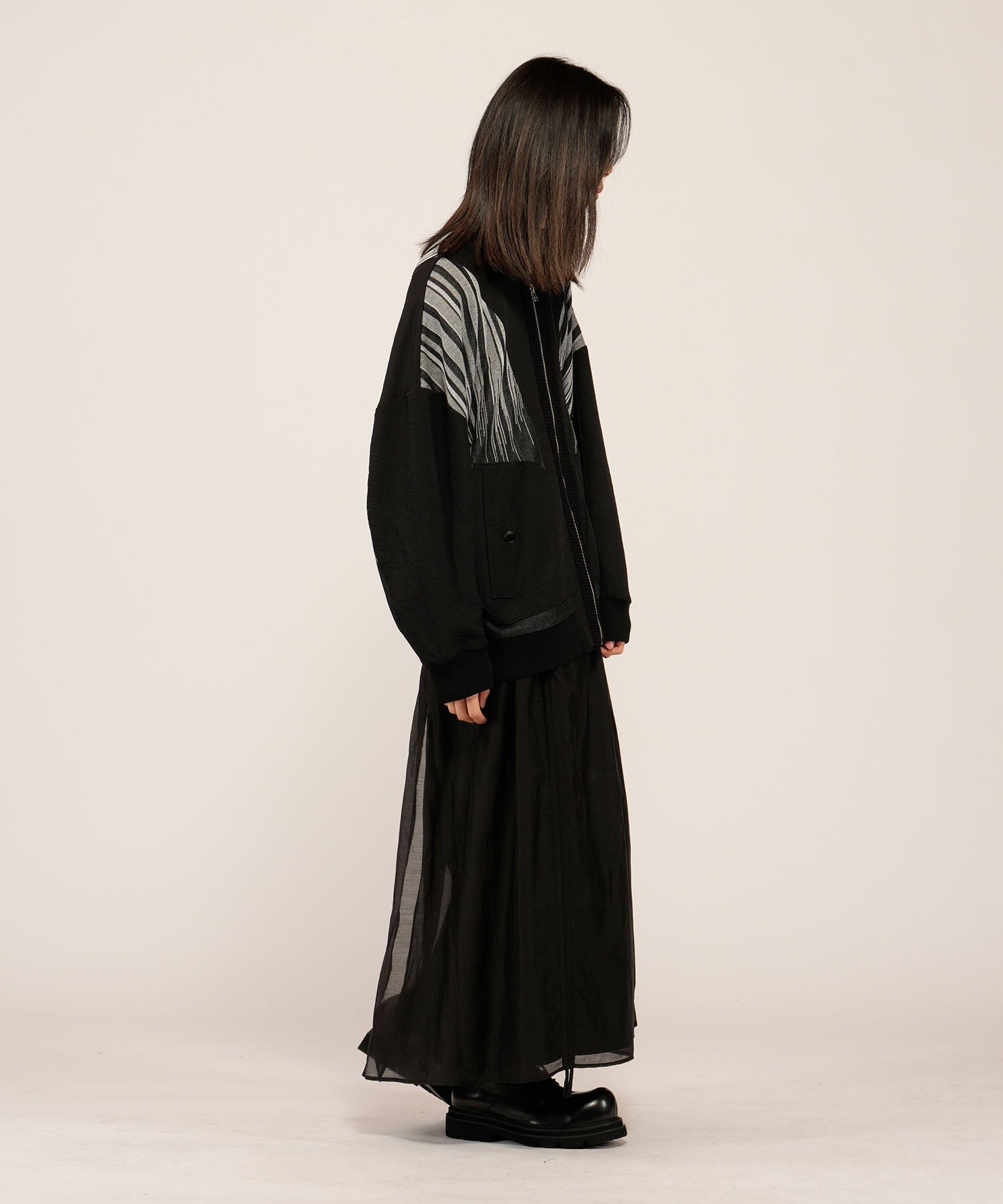 ストライプ Model:H180cm