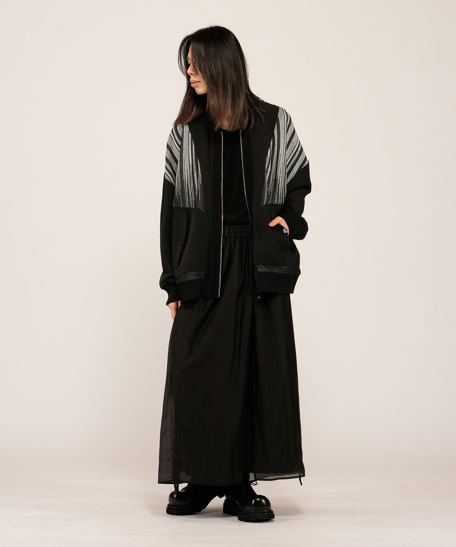 ストライプ Model:H180cm