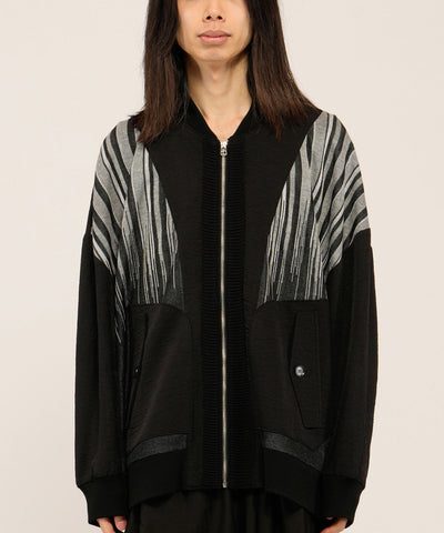 チェンジングシアーニットMA-1 BLZ