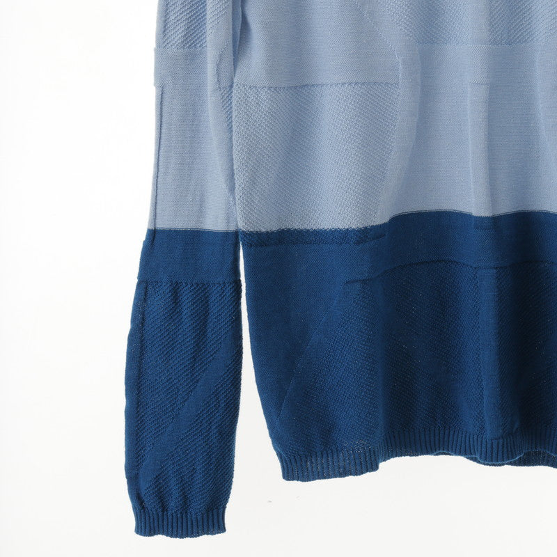 CL knit bicolor pattern C/N-PO