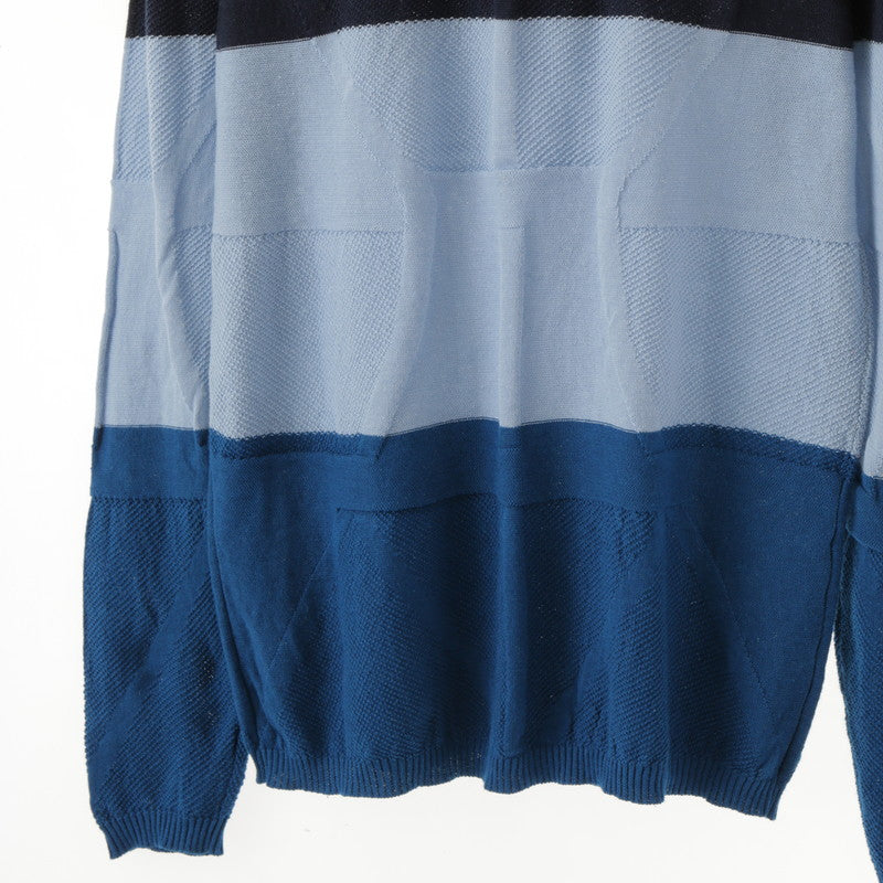 CL knit bicolor pattern C/N-PO