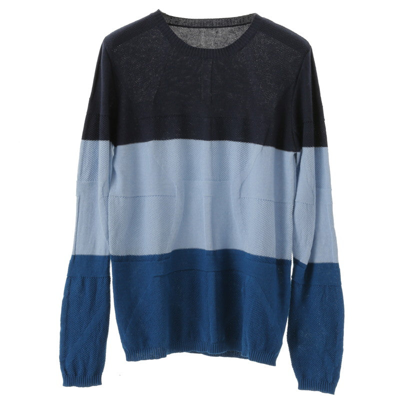 CL knit bicolor pattern C/N-PO