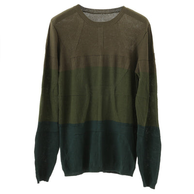 CL knit bicolor pattern C/N-PO