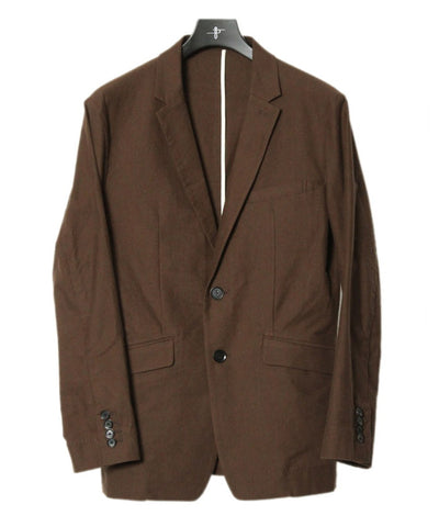 C suede notch lapel 2B-JKT
