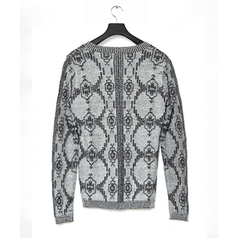 CAニットプレーティングJQ-Vネックプルオーバー