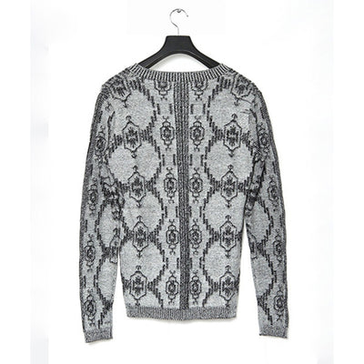 CAニットプレーティングJQ-Vネックプルオーバー