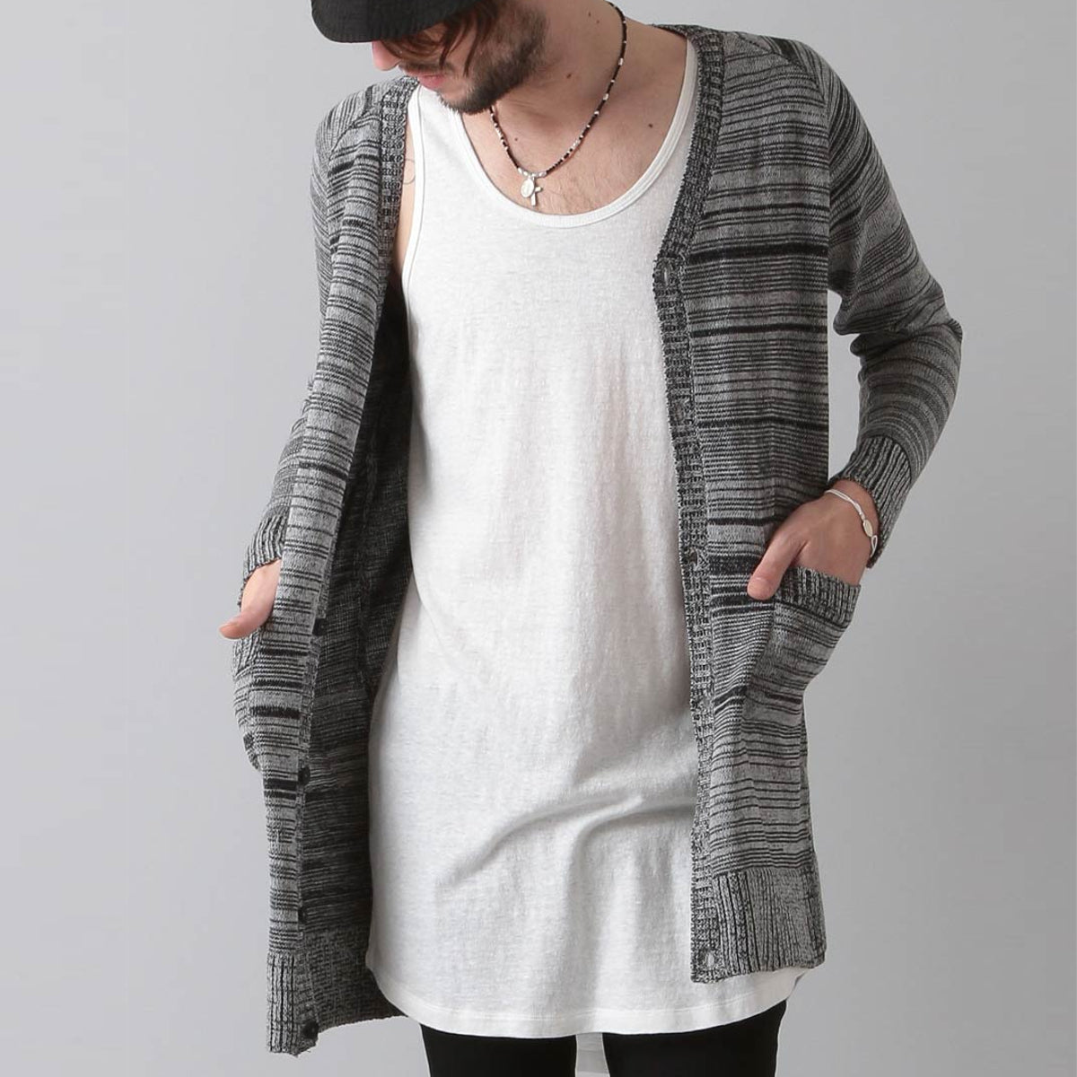 Cニットカーディガン