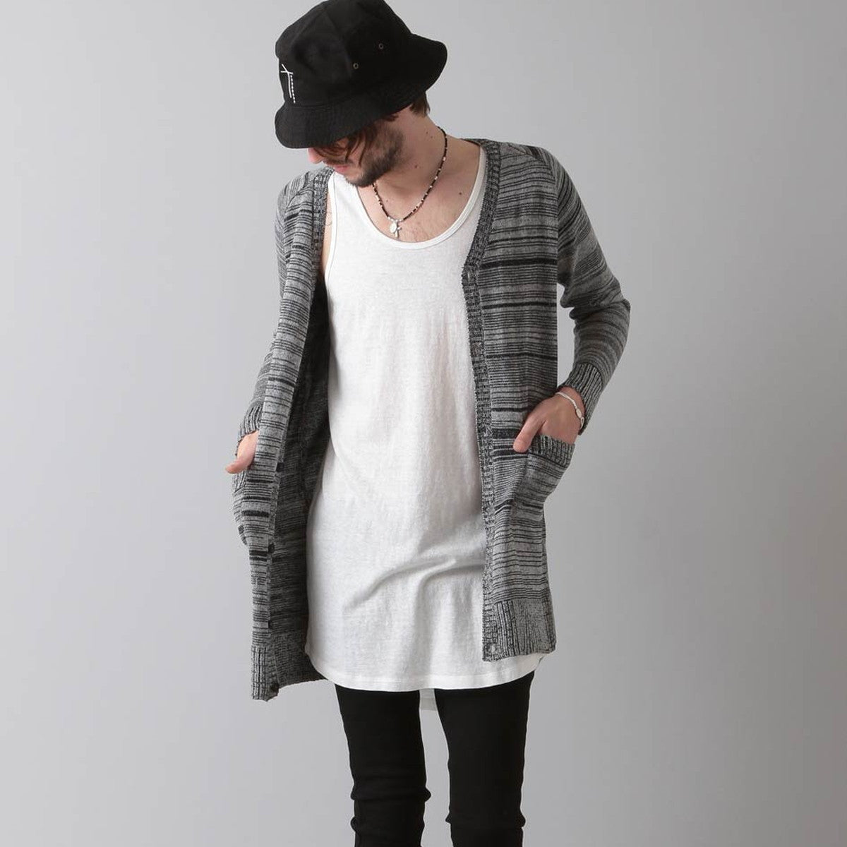 Cニットカーディガン