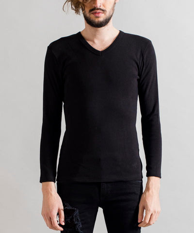 16フライス9分袖VN-T