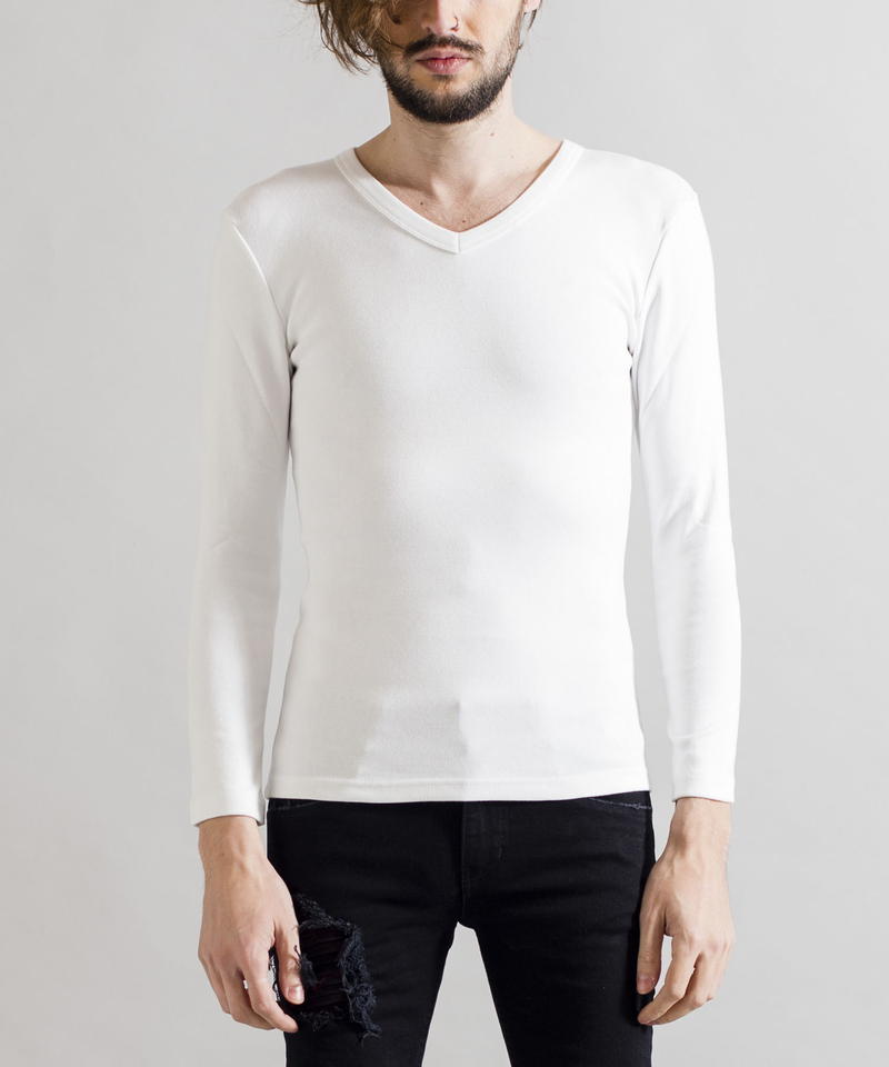 16フライス9分袖VN-T