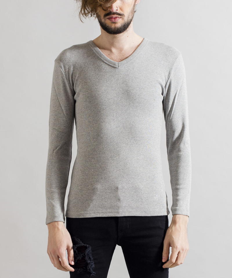 16フライス9分袖VN-T