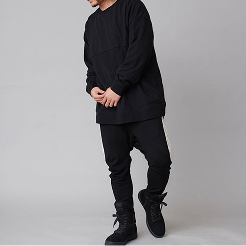 C裏毛切替プルオーバー