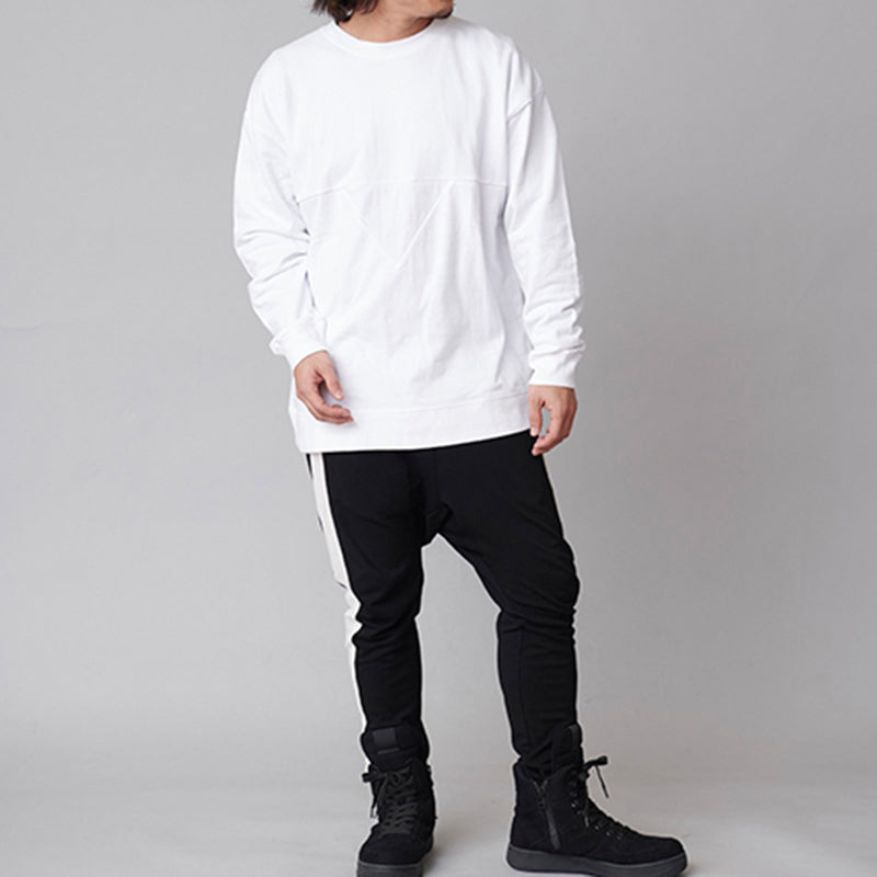 C裏毛切替プルオーバー