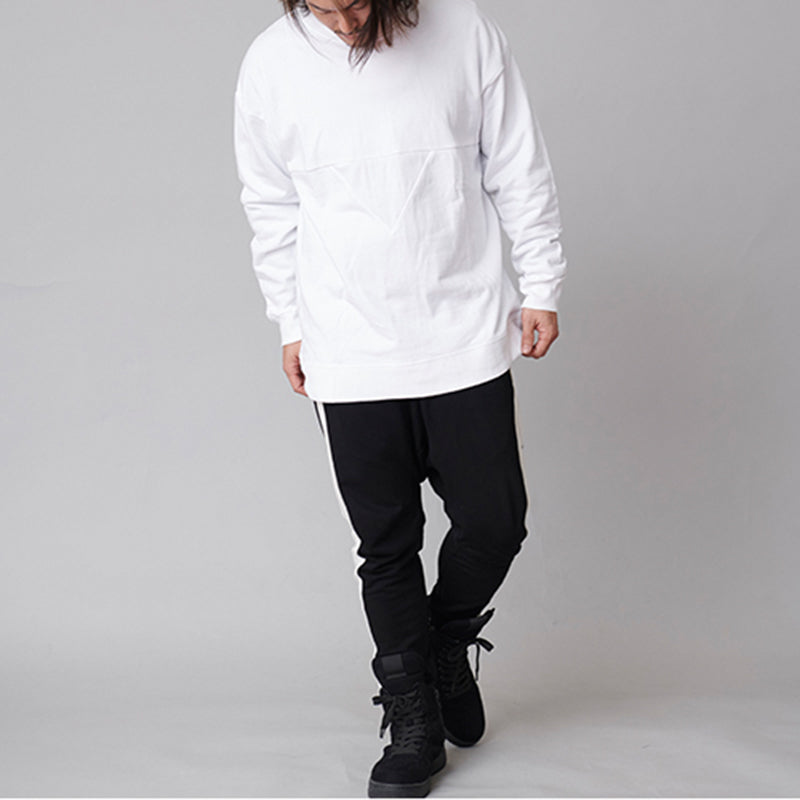 C裏毛切替プルオーバー