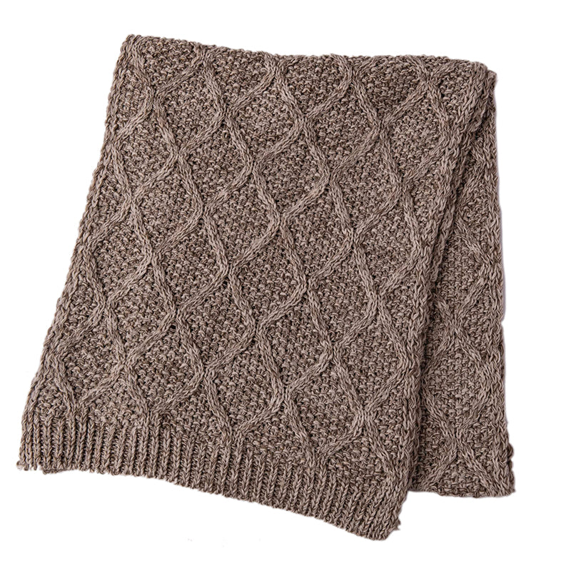 模様編ストール