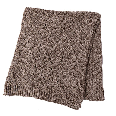 模様編ストール