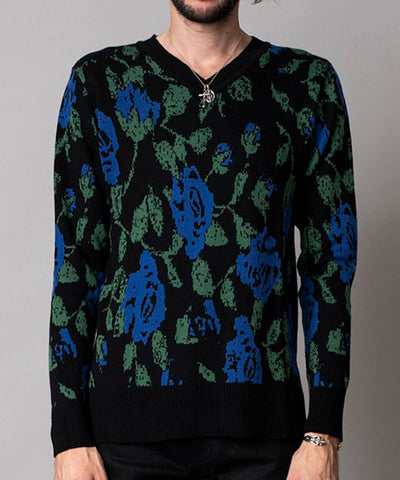 C Knit Rose JQ-V/N Pullover