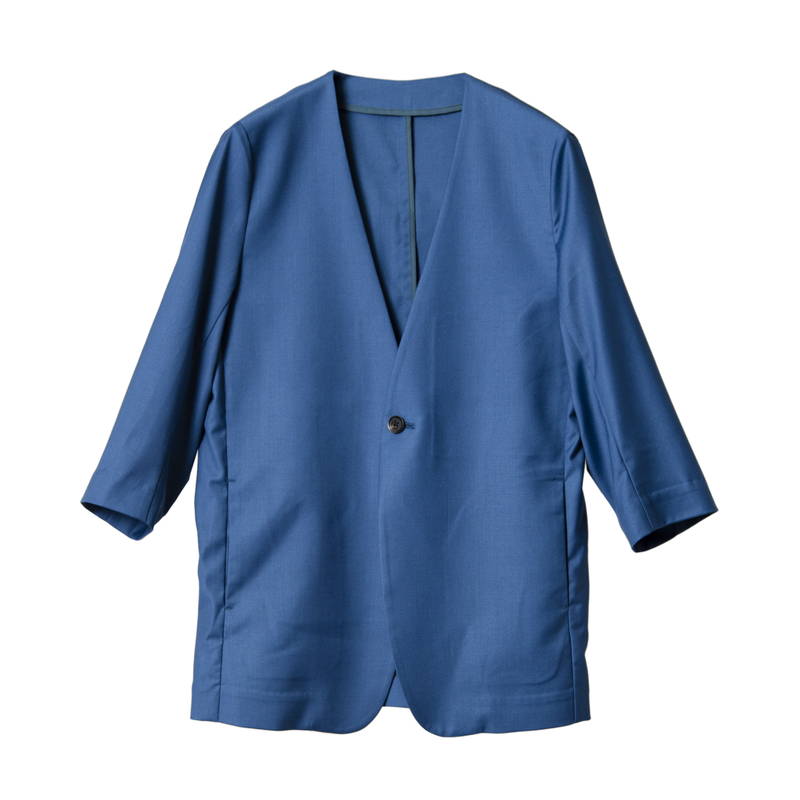 TR stretch no-collar 1B 7/8 sleeve JKT