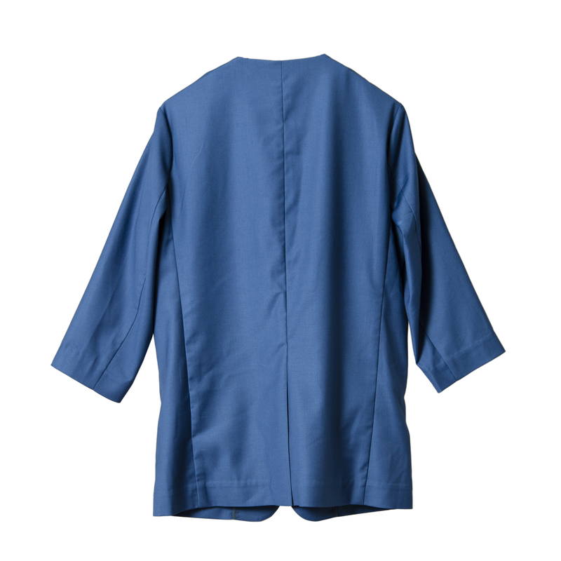 TR stretch no-collar 1B 7/8 sleeve JKT