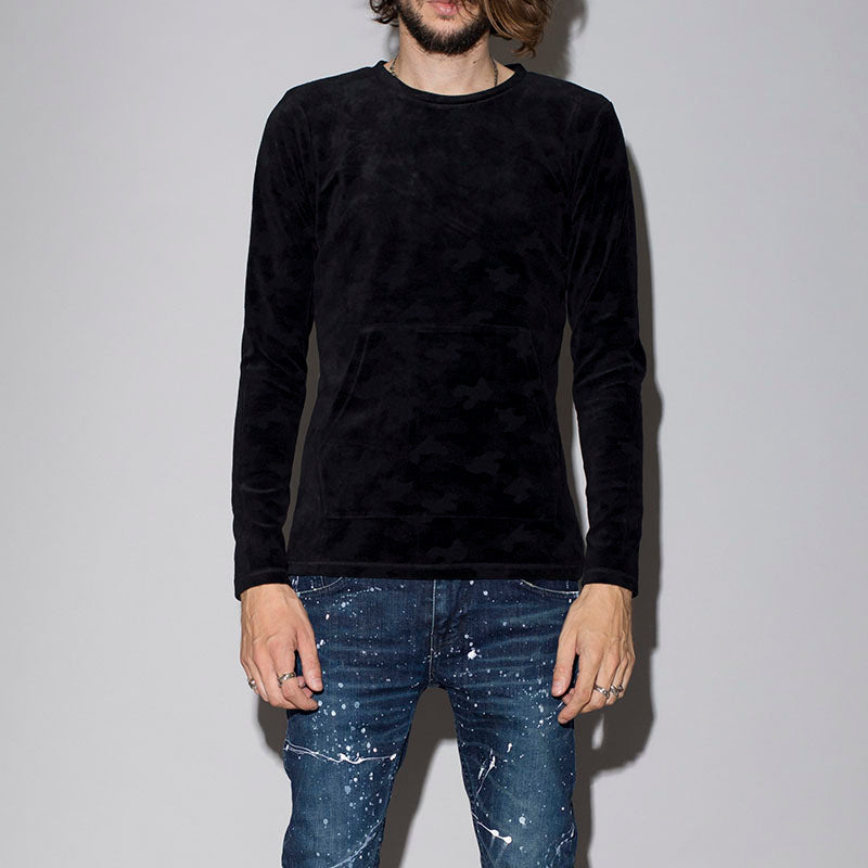 カモフラベロアジャージーC/N-PO