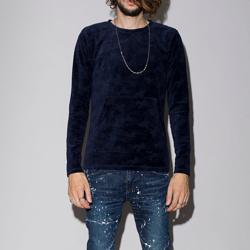 カモフラベロアジャージーC/N-PO