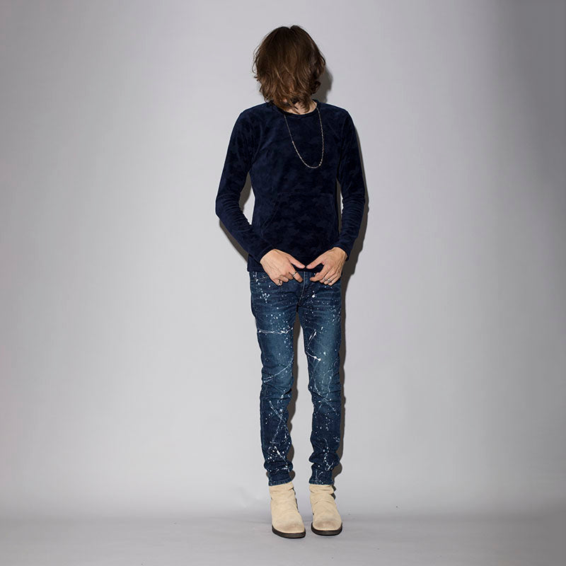 カモフラベロアジャージーC/N-PO