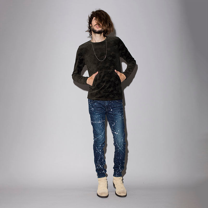 カモフラベロアジャージーC/N-PO