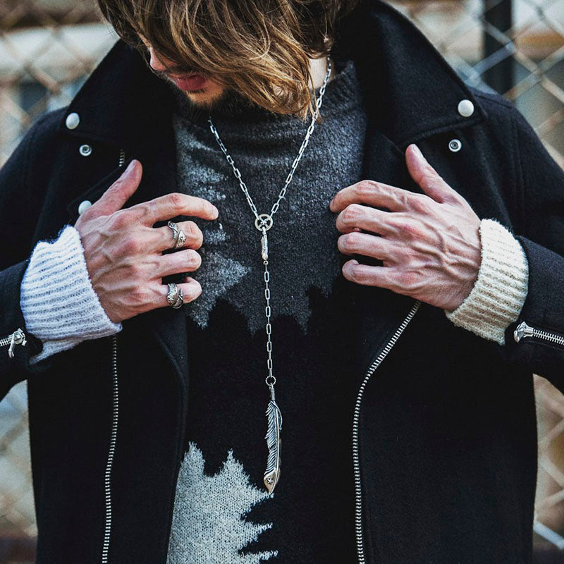 シルバービッグフェザーロザリオ