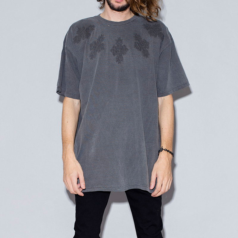 Embossed Native Print T-shirt