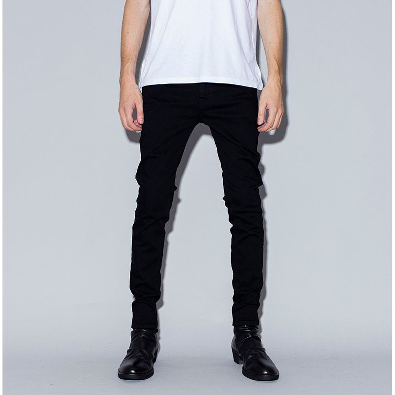 Stretch denim skinny pants