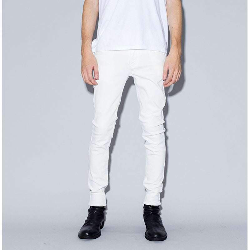 Stretch denim skinny pants